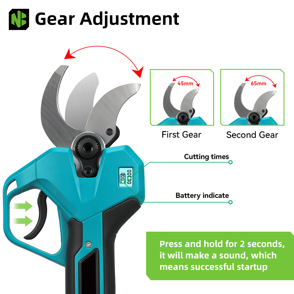 NEWBENY 65MM Cordless Electric - Gardening Tools Scissors review and price