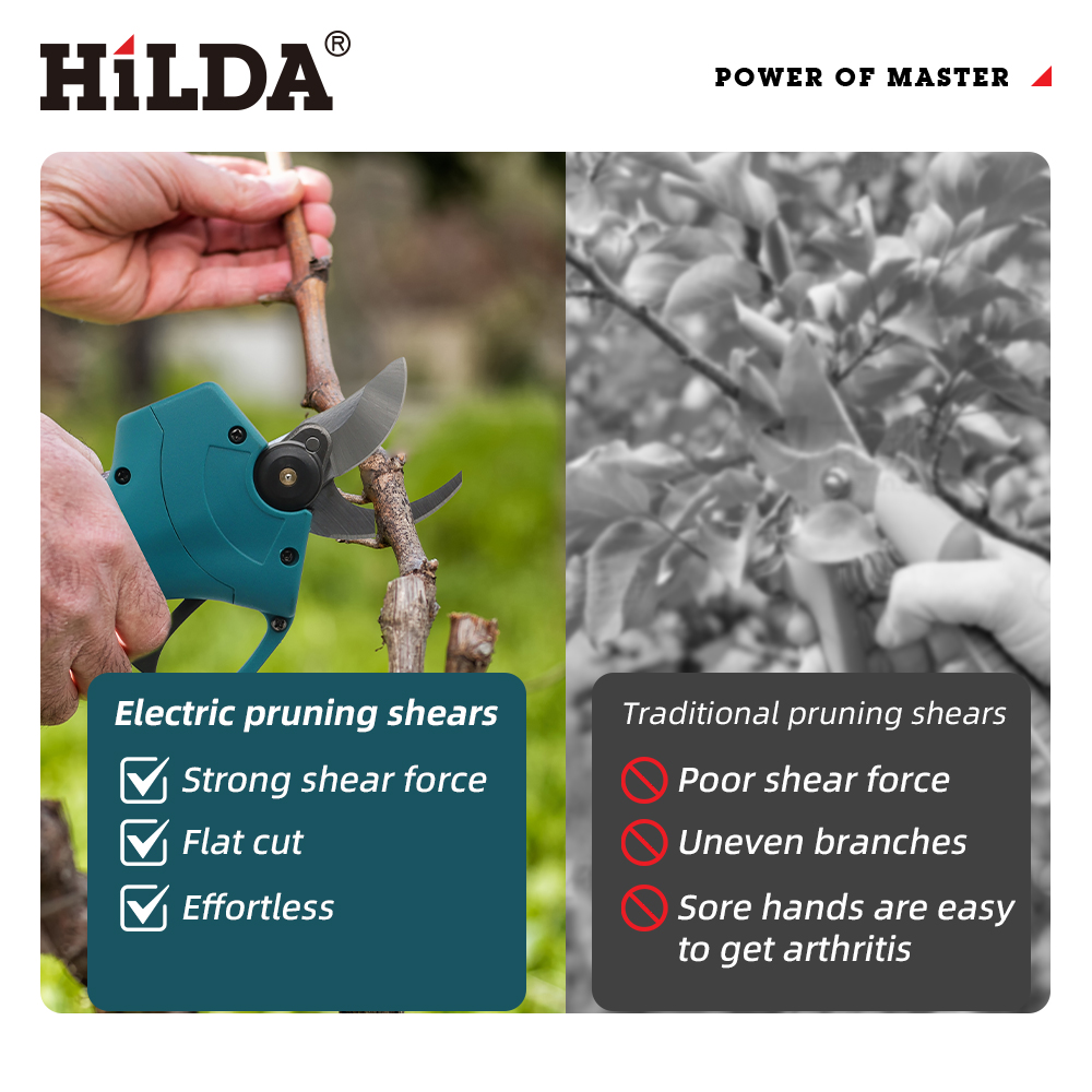 HILDA 18V Brushless Cordless E - Gardening Tools Scissors review and price