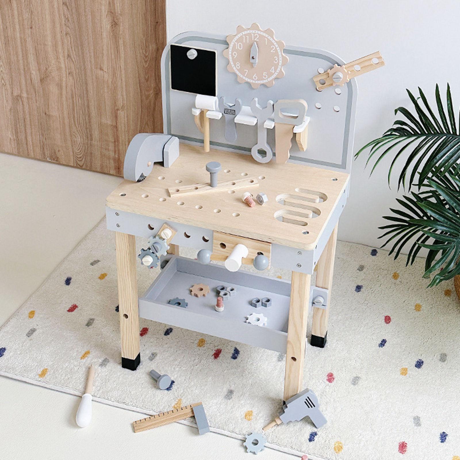 Wood Workbench Tool Playset Sc - Gardening Tools For 3 Year Old review and price