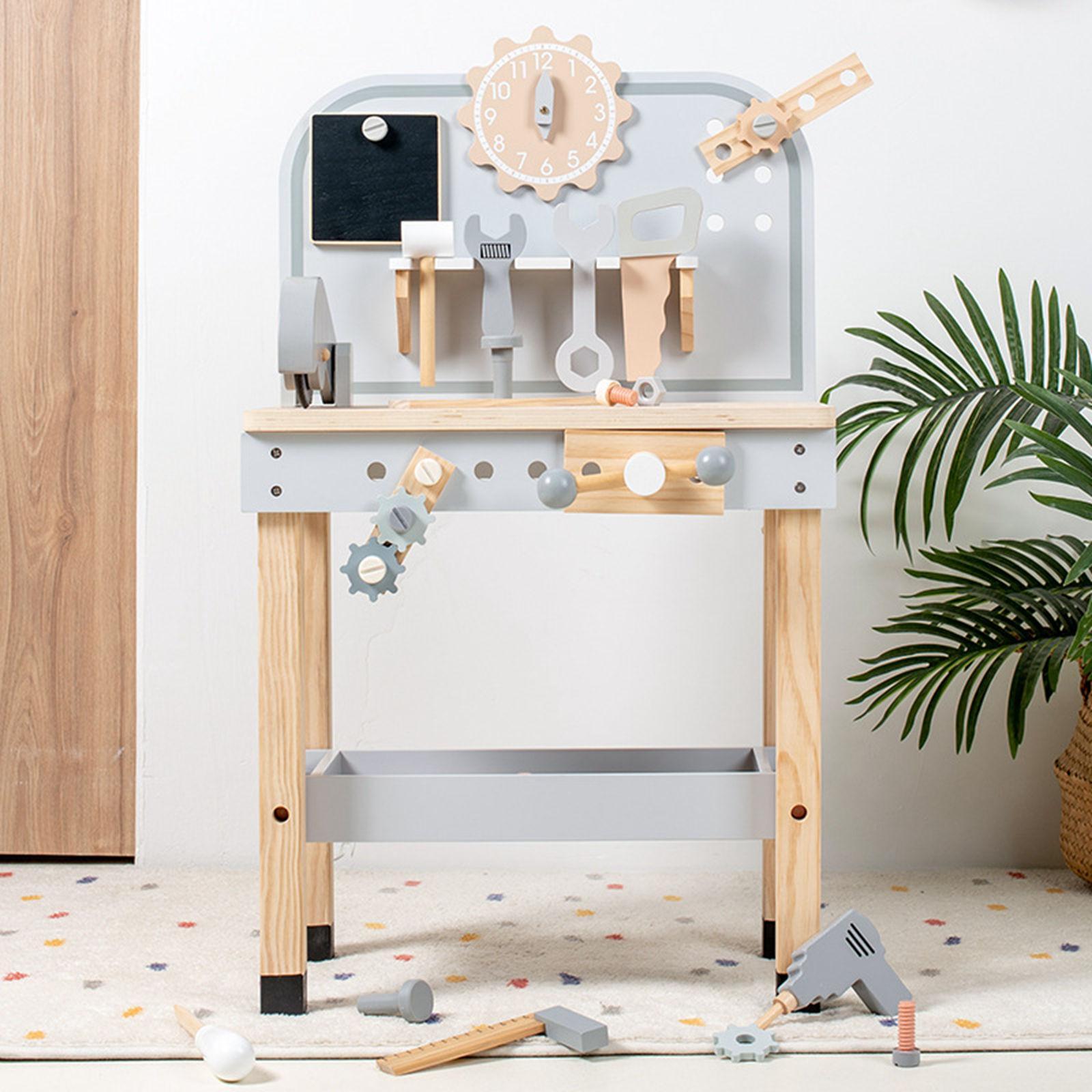 Wood Workbench Tool Playset Sc - Gardening Tools For 3 Year Old review and price