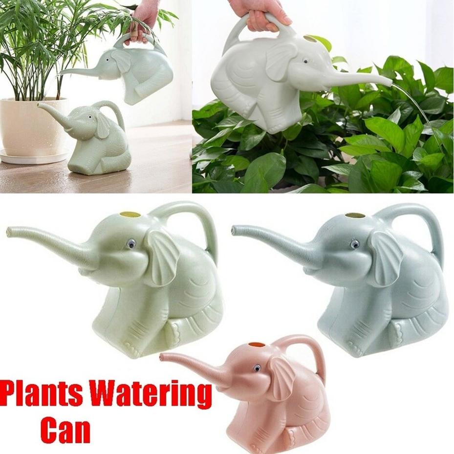 1 Pcs New Cute Plastic Elephan - Gardening Tools Watering Can review and price