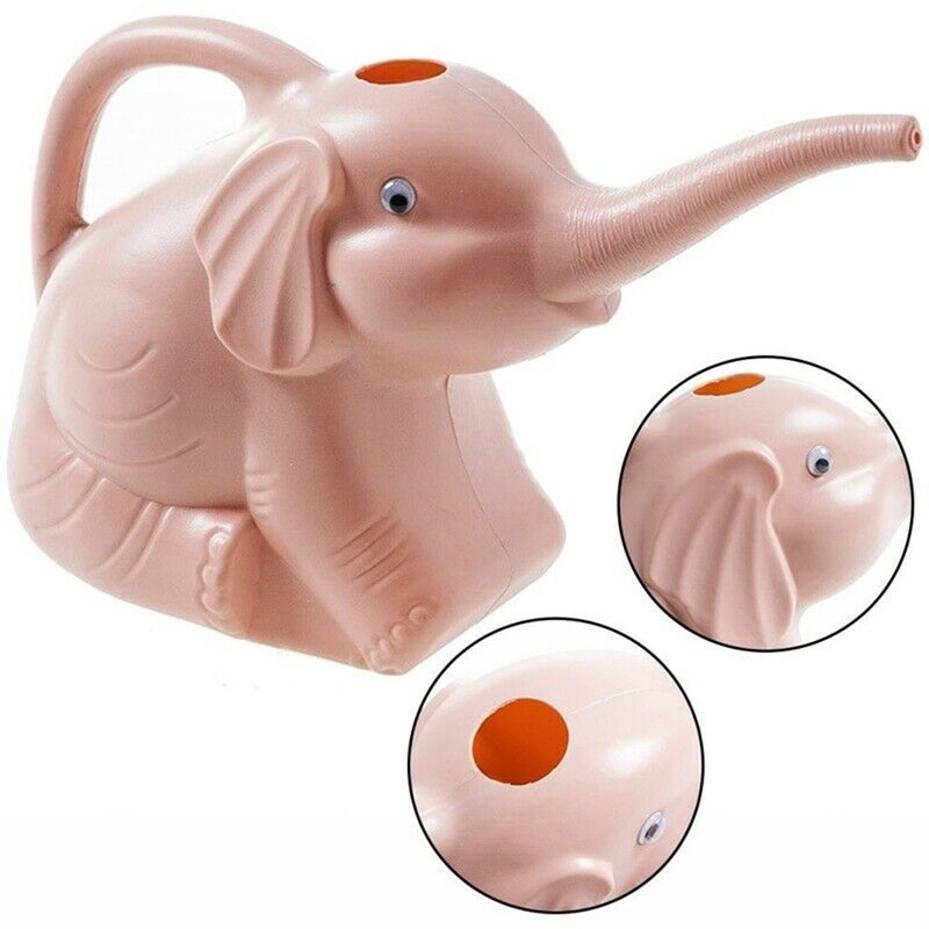 1 Pcs New Cute Plastic Elephan - Gardening Tools Watering Can review and price