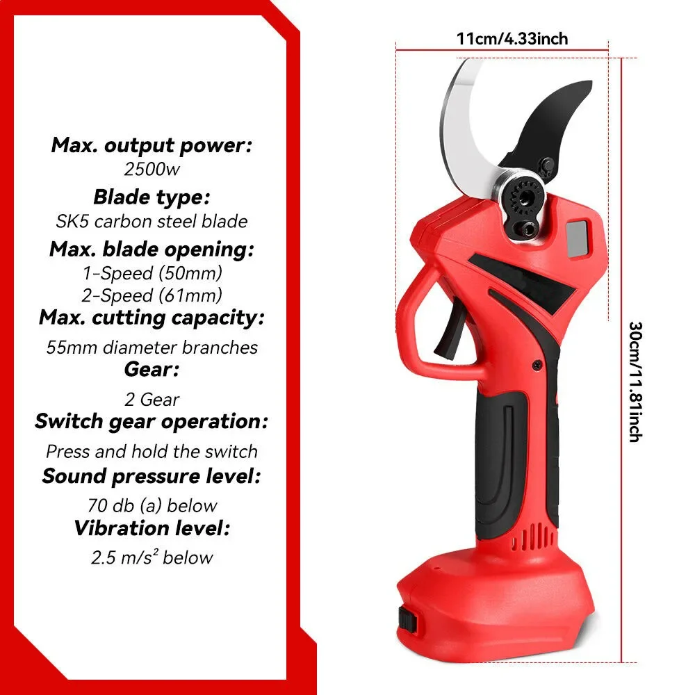 55mm Brushless Electric Scisso - Gardening Tools Scissors review and price