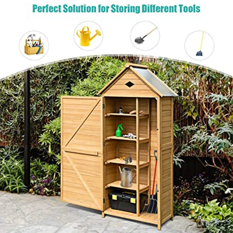 2026 Garden Wooden Storage She - Gardening Tools In Store review and price
