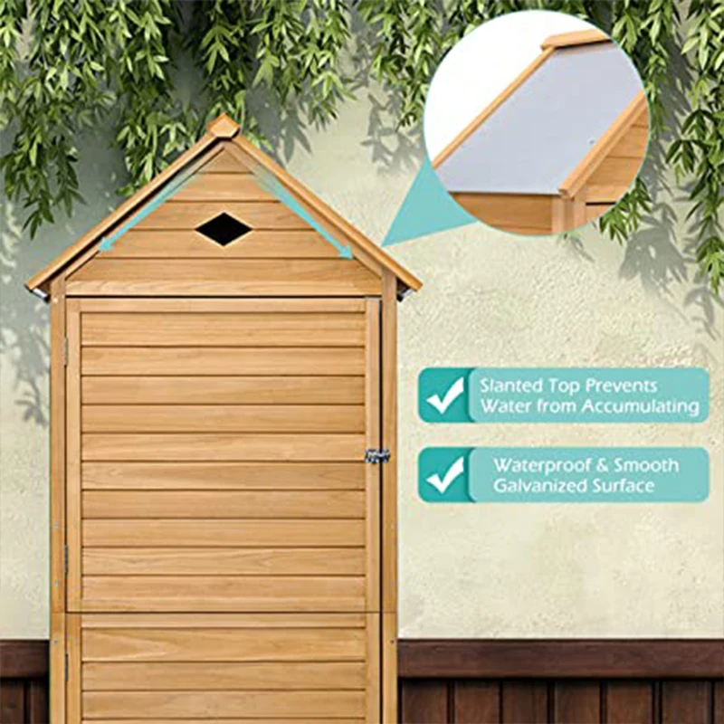 2026 Garden Wooden Storage She - Gardening Tools In Store review and price