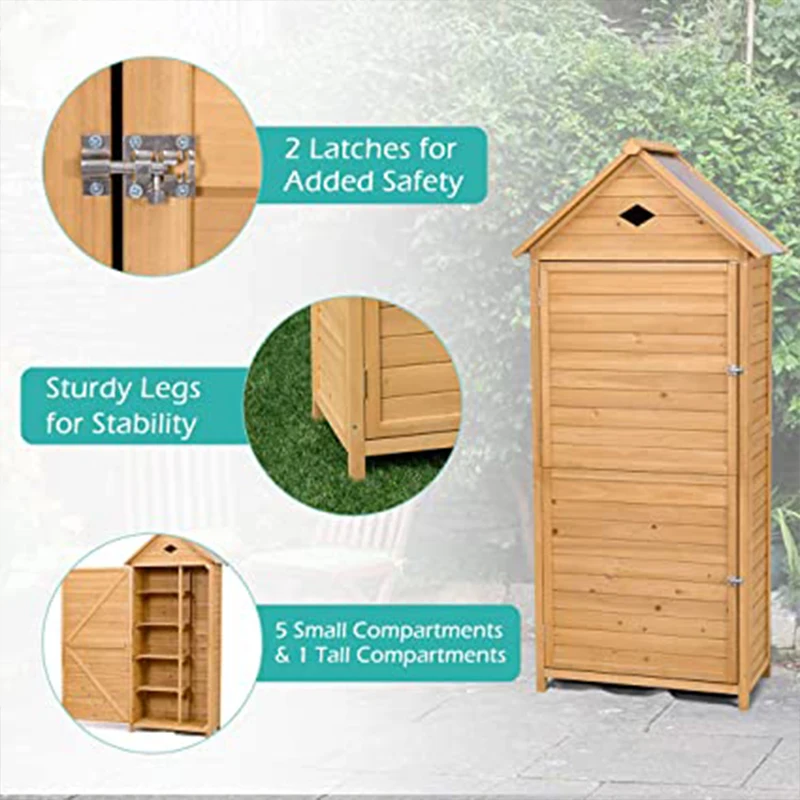 2026 Garden Wooden Storage She - Gardening Tools In Store review and price
